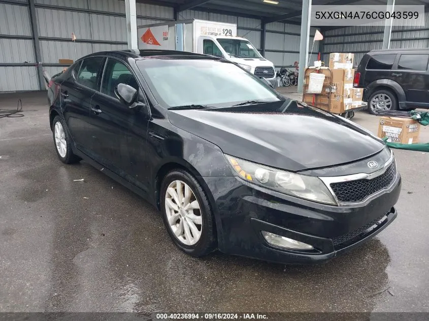 2012 Kia Optima Ex VIN: 5XXGN4A76CG043599 Lot: 40236994