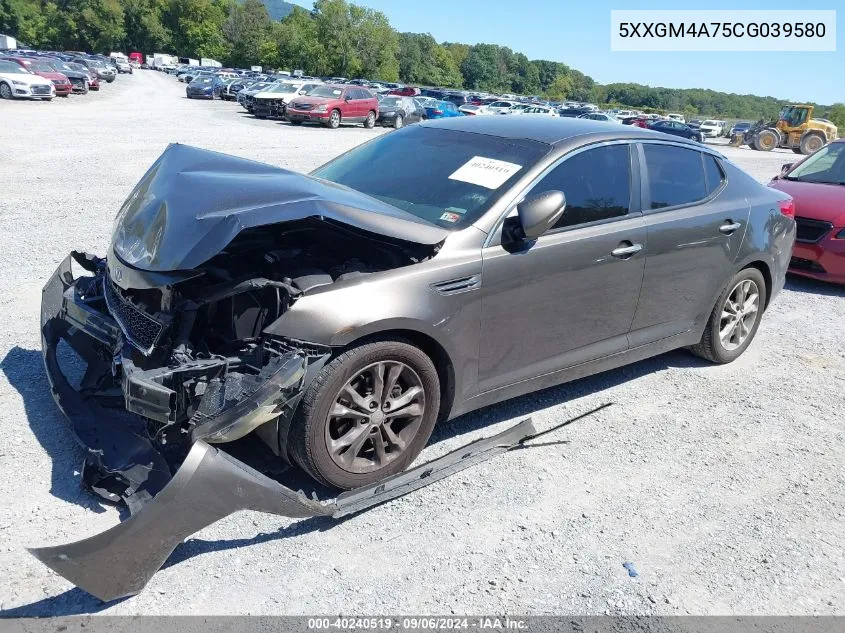 5XXGM4A75CG039580 2012 Kia Optima Lx