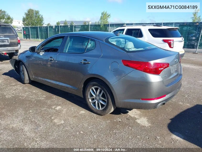 2012 Kia Optima Lx VIN: 5XXGM4A71CG084189 Lot: 40254656