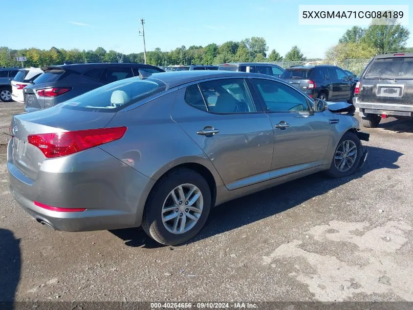 2012 Kia Optima Lx VIN: 5XXGM4A71CG084189 Lot: 40254656