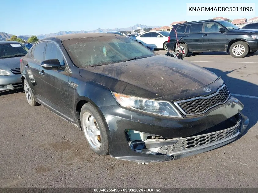 2012 Kia Optima Hybrid Ex VIN: KNAGM4AD8C5014096 Lot: 40255496