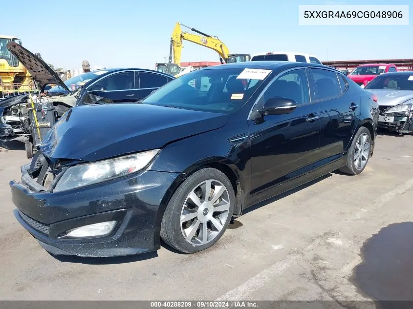 2012 Kia Optima Sx VIN: 5XXGR4A69CG048906 Lot: 40288209