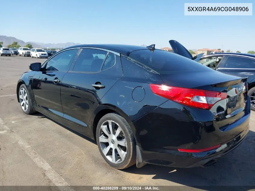 2012 Kia Optima Sx VIN: 5XXGR4A69CG048906 Lot: 40288209