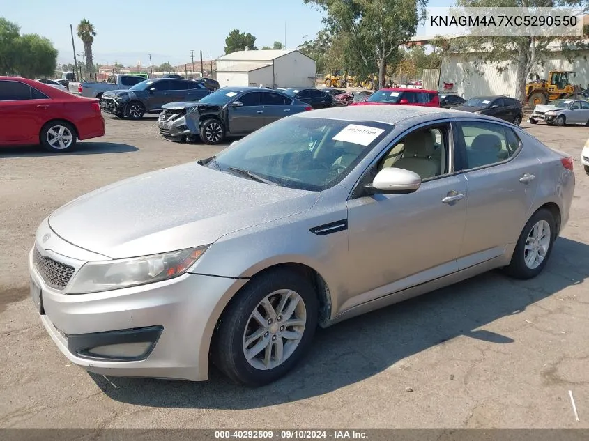 2012 Kia Optima Lx VIN: KNAGM4A7XC5290550 Lot: 40292509