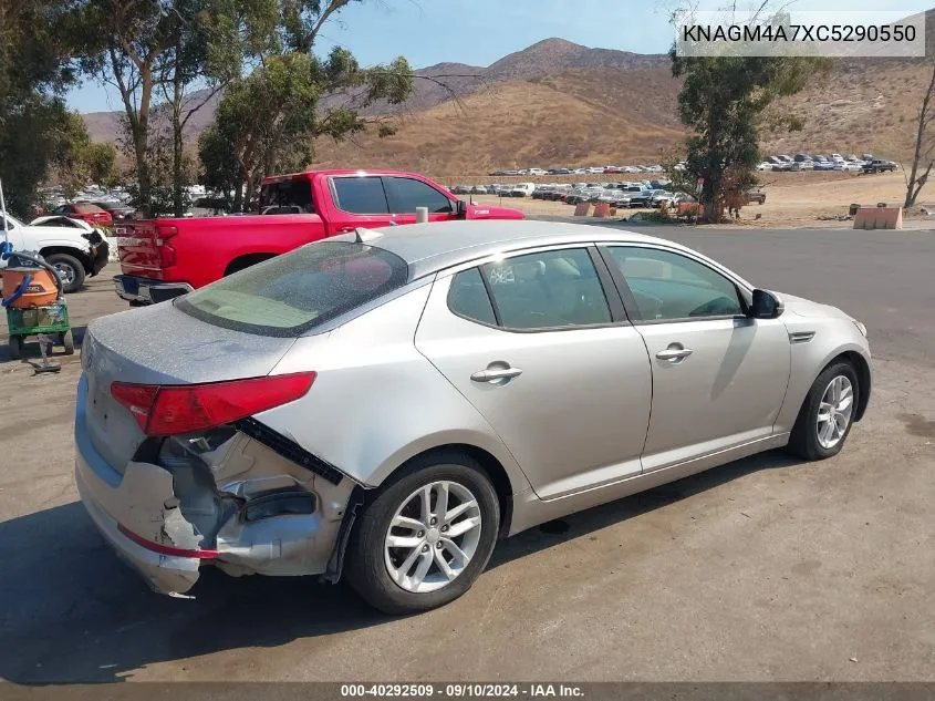 2012 Kia Optima Lx VIN: KNAGM4A7XC5290550 Lot: 40292509