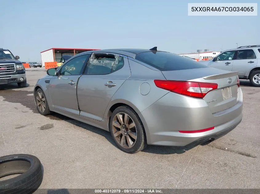 5XXGR4A67CG034065 2012 Kia Optima Sx