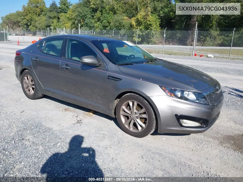 2012 Kia Optima Ex VIN: 5XXGN4A79CG043936 Lot: 40313887