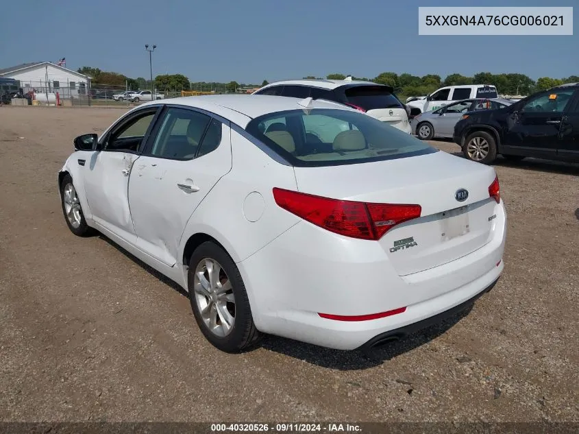 5XXGN4A76CG006021 2012 Kia Optima Ex