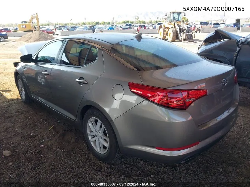 2012 Kia Optima Lx VIN: 5XXGM4A79CG007165 Lot: 40335607