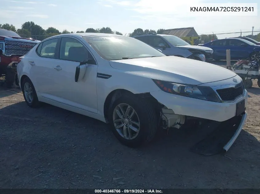 KNAGM4A72C5291241 2012 Kia Optima Lx