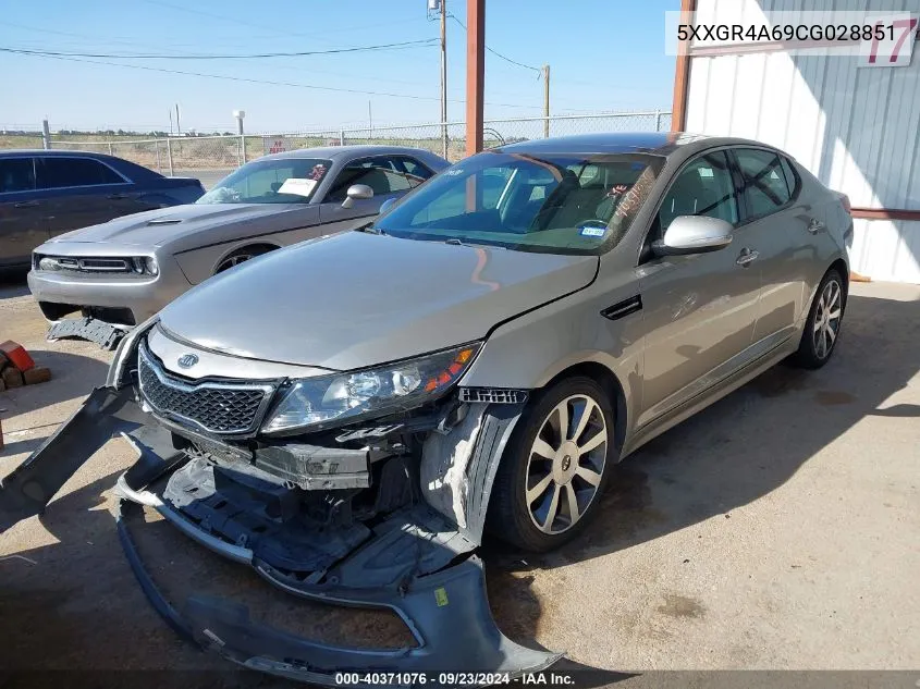 2012 Kia Optima Sx VIN: 5XXGR4A69CG028851 Lot: 40371076