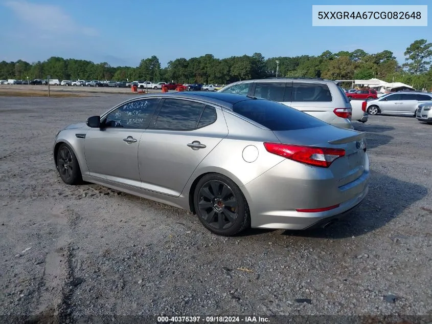 5XXGR4A67CG082648 2012 Kia Optima Sx