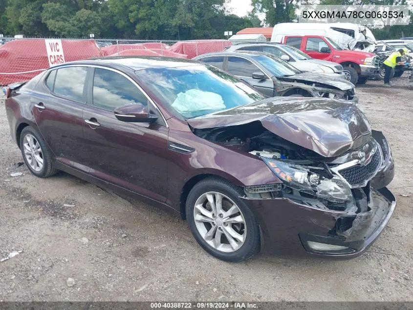 5XXGM4A78CG063534 2012 Kia Optima Lx