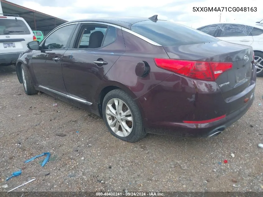 5XXGM4A71CG048163 2012 Kia Optima Lx