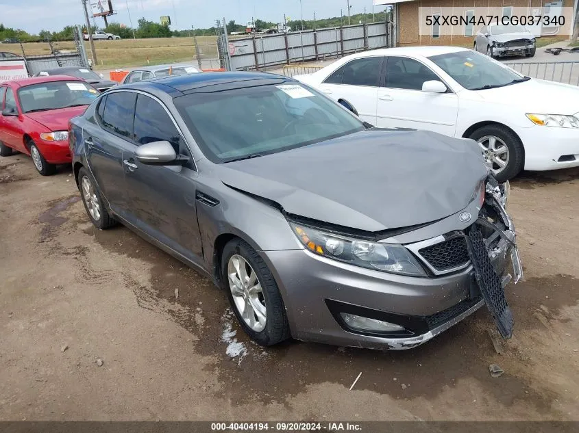 5XXGN4A71CG037340 2012 Kia Optima Ex