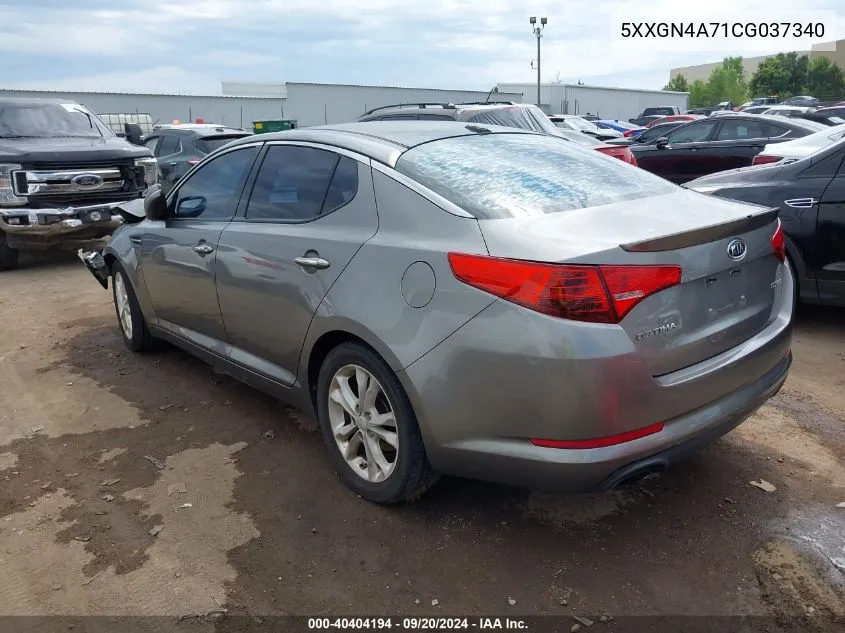 5XXGN4A71CG037340 2012 Kia Optima Ex