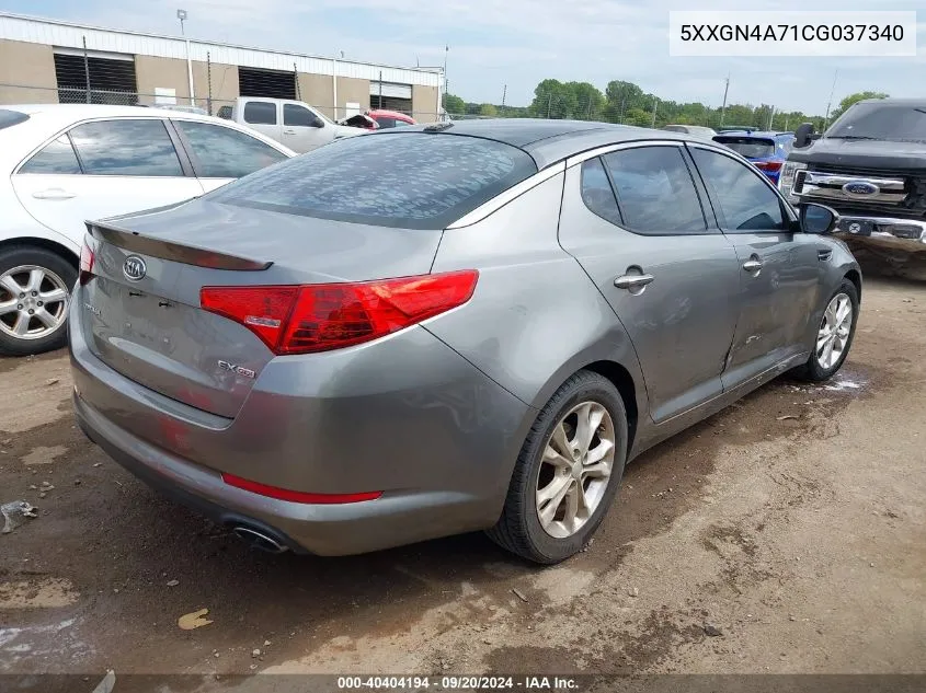 5XXGN4A71CG037340 2012 Kia Optima Ex