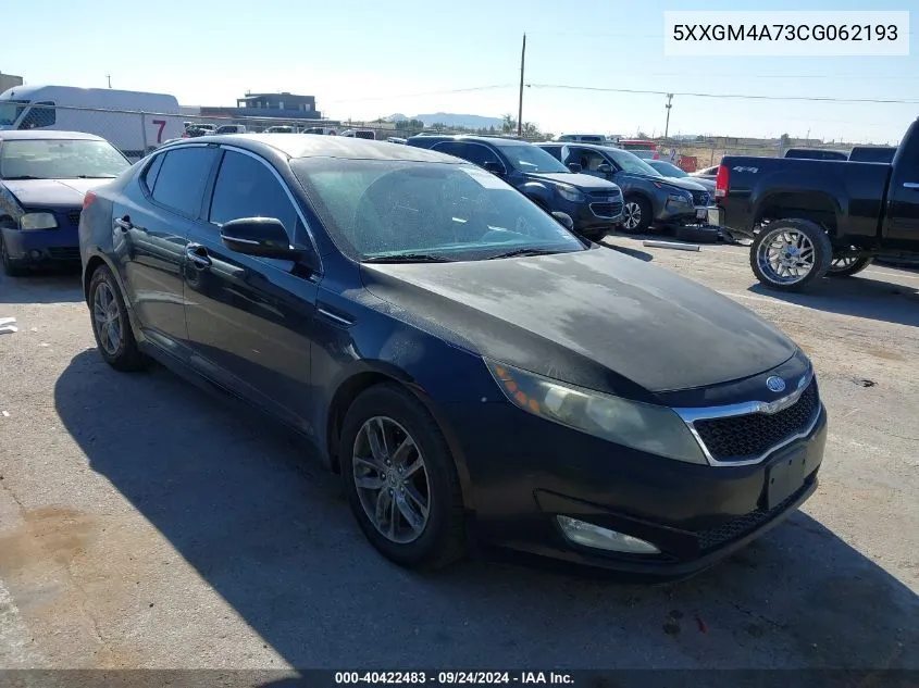 2012 Kia Optima Lx VIN: 5XXGM4A73CG062193 Lot: 40422483