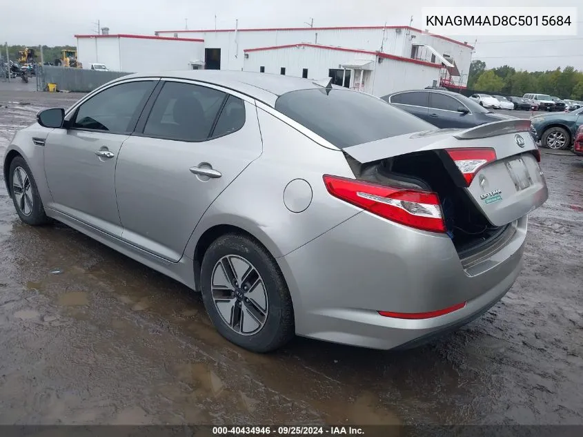 KNAGM4AD8C5015684 2012 Kia Optima Hybrid Ex