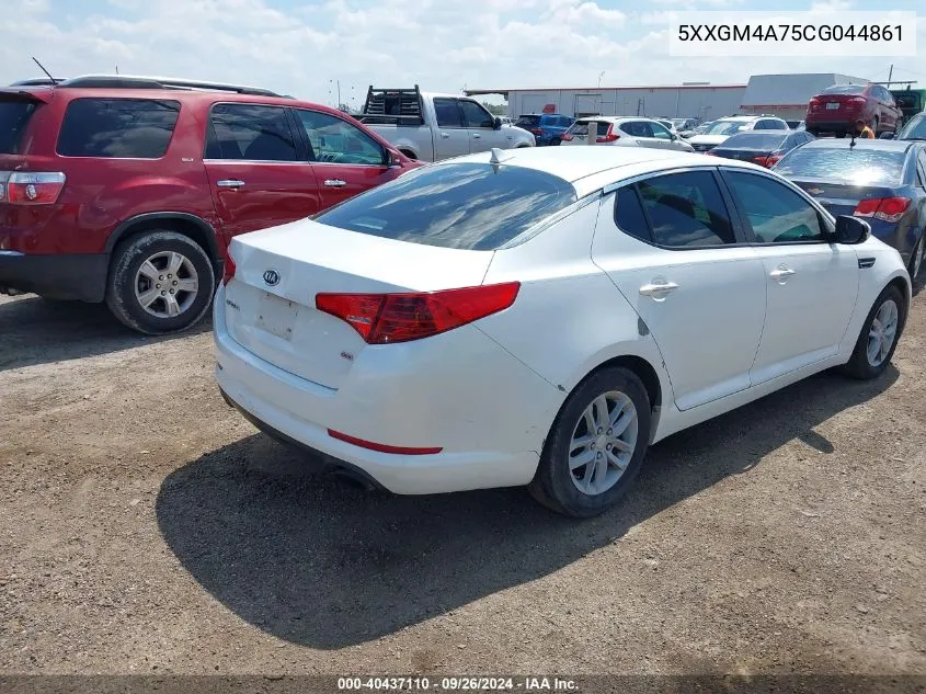 2012 Kia Optima Lx VIN: 5XXGM4A75CG044861 Lot: 40437110