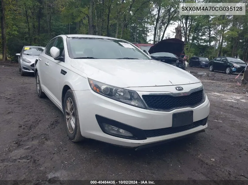 5XXGM4A70CG035128 2012 Kia Optima Lx