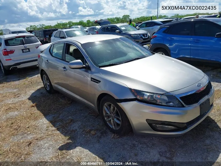 5XXGM4A7XCG022435 2012 Kia Optima Lx