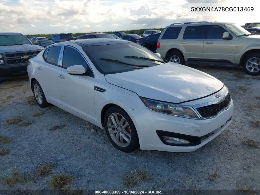 2012 Kia Optima Ex VIN: 5XXGN4A78CG013469 Lot: 40503359