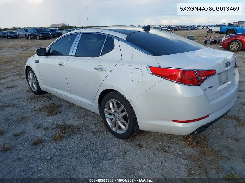 2012 Kia Optima Ex VIN: 5XXGN4A78CG013469 Lot: 40503359