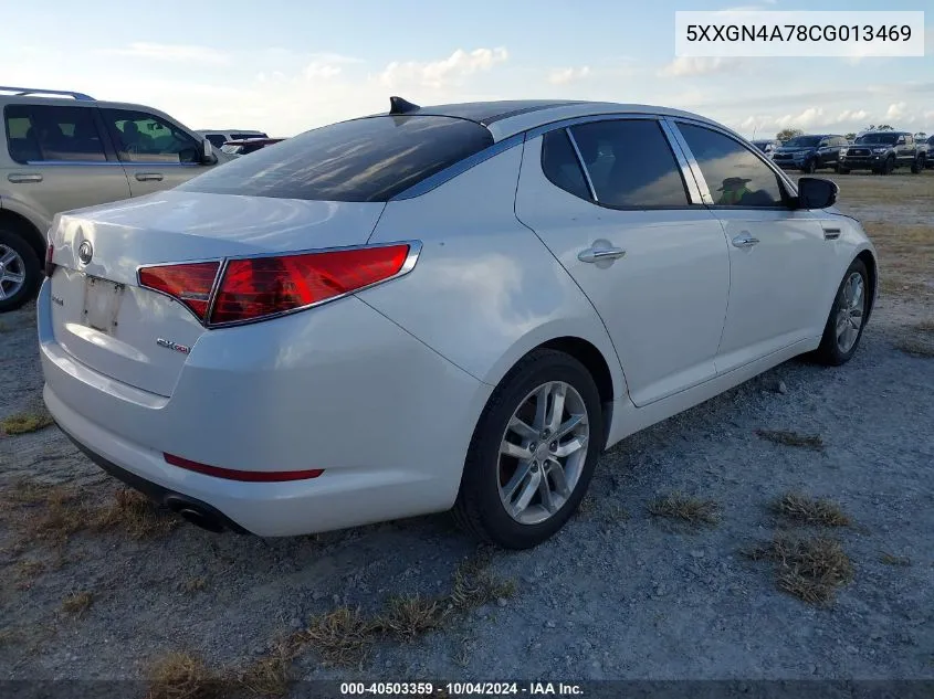 2012 Kia Optima Ex VIN: 5XXGN4A78CG013469 Lot: 40503359