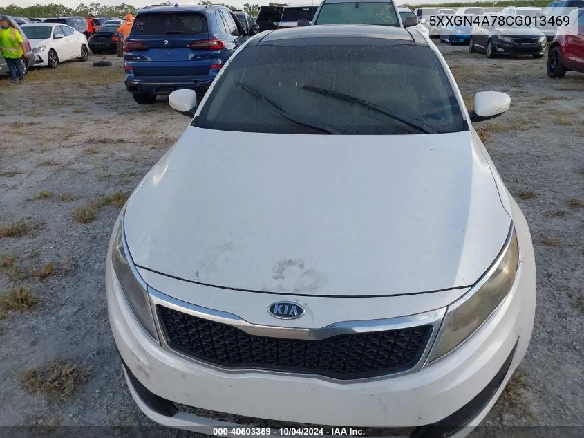 2012 Kia Optima Ex VIN: 5XXGN4A78CG013469 Lot: 40503359