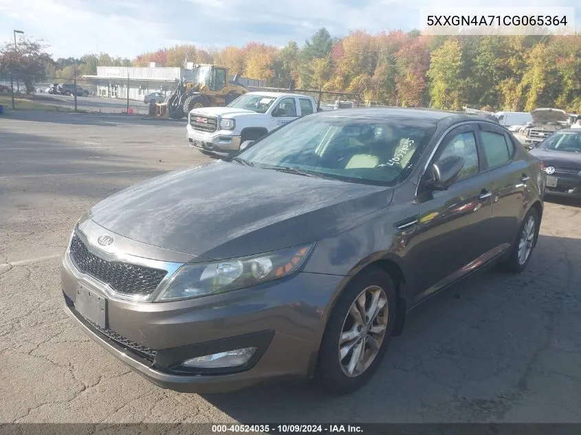 2012 Kia Optima Ex VIN: 5XXGN4A71CG065364 Lot: 40524035