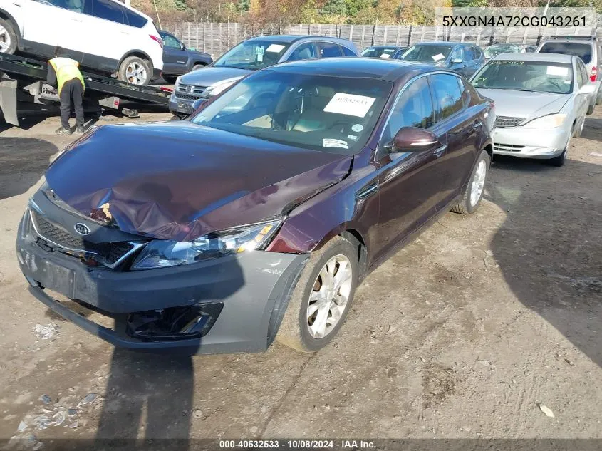 5XXGN4A72CG043261 2012 Kia Optima Ex