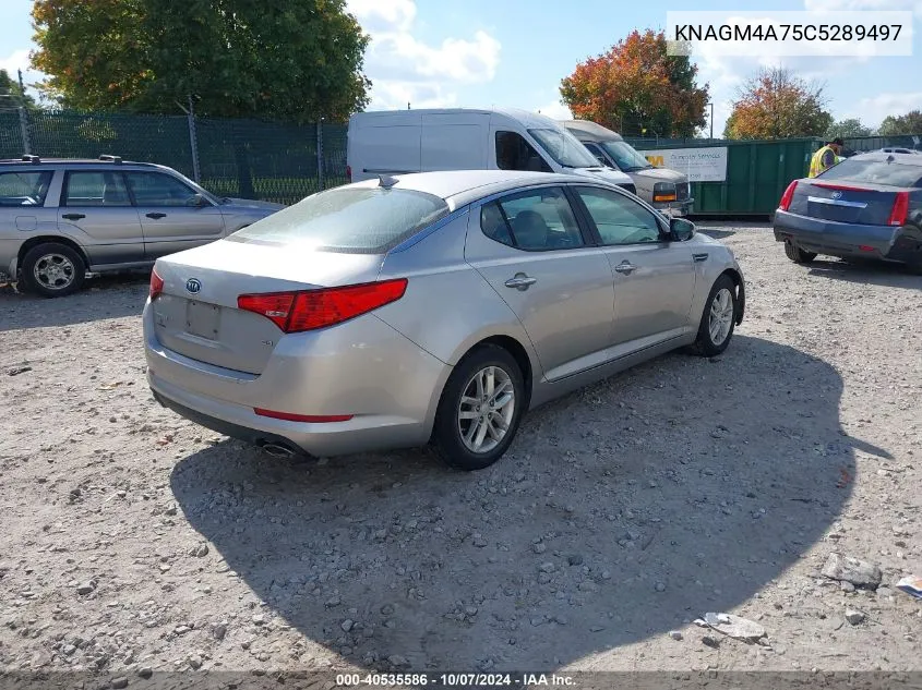 2012 Kia Optima Lx VIN: KNAGM4A75C5289497 Lot: 40535586