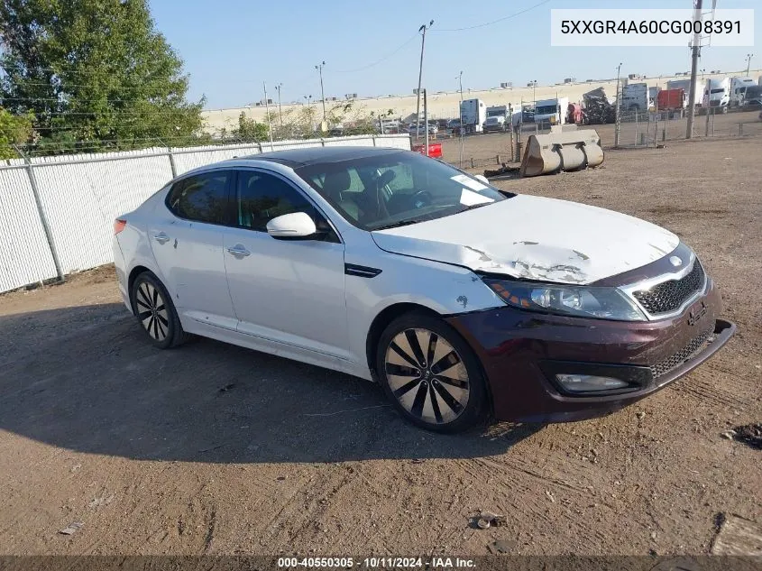 5XXGR4A60CG008391 2012 Kia Optima Sx