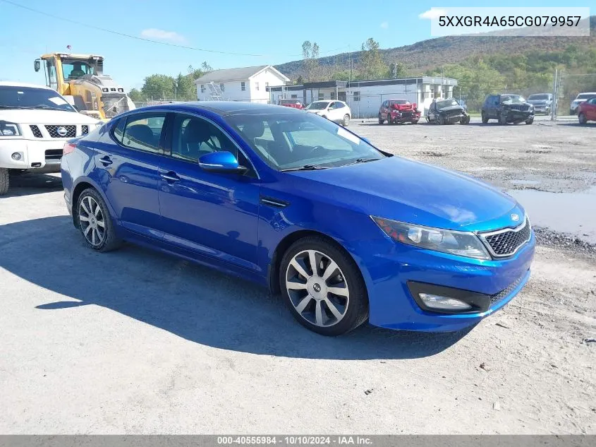 2012 Kia Optima Sx VIN: 5XXGR4A65CG079957 Lot: 40555984