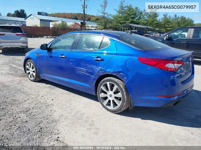 2012 Kia Optima Sx VIN: 5XXGR4A65CG079957 Lot: 40555984