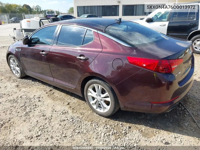 2012 Kia Optima Ex VIN: 5XXGN4A76CG013972 Lot: 40566845