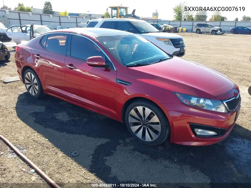 5XXGR4A6XCG007619 2012 Kia Optima Sx