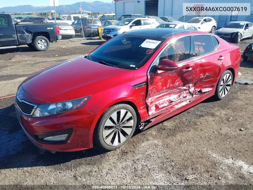 5XXGR4A6XCG007619 2012 Kia Optima Sx