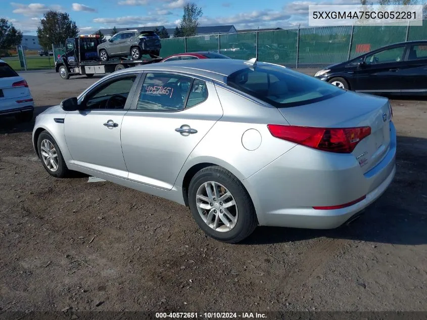 5XXGM4A75CG052281 2012 Kia Optima Lx