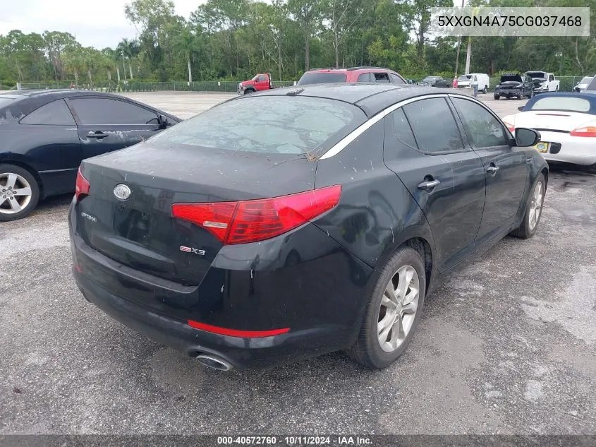 2012 Kia Optima Ex VIN: 5XXGN4A75CG037468 Lot: 40572760