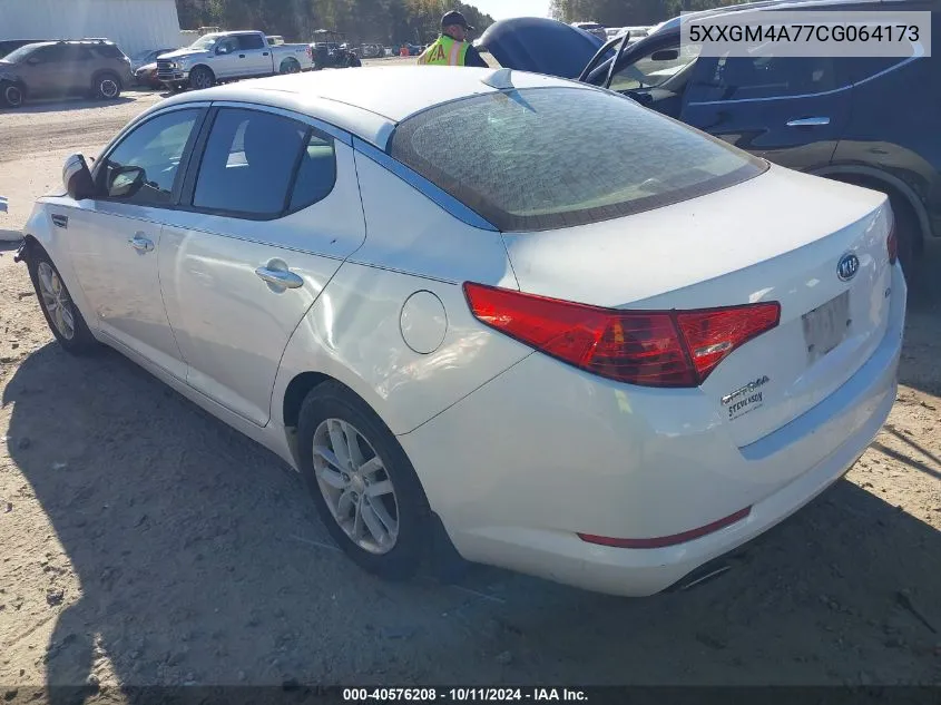 2012 Kia Optima Lx VIN: 5XXGM4A77CG064173 Lot: 40576208