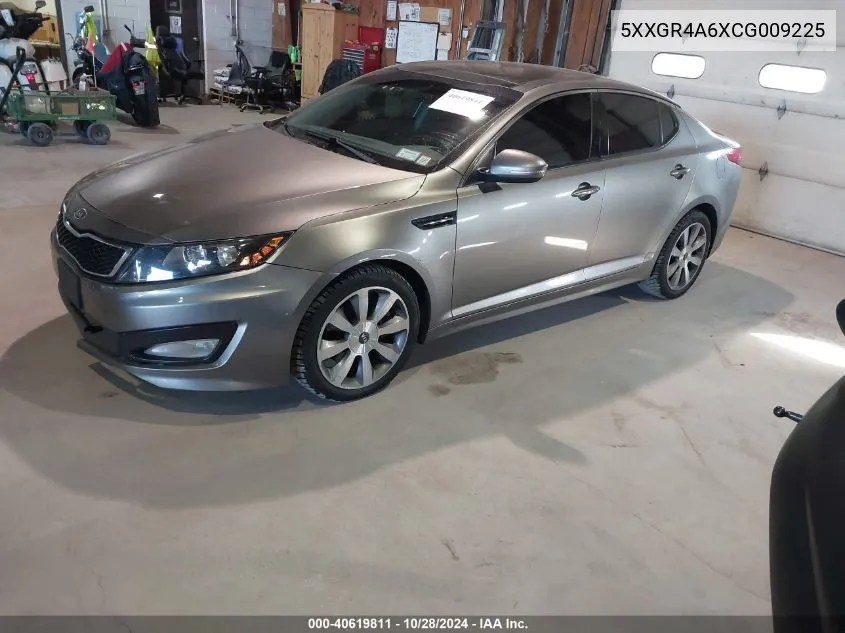 2012 Kia Optima Sx VIN: 5XXGR4A6XCG009225 Lot: 40619811