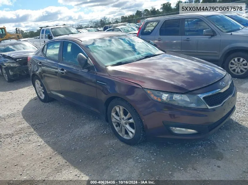 2012 Kia Optima Lx VIN: 5XXGM4A79CG057578 Lot: 40626435