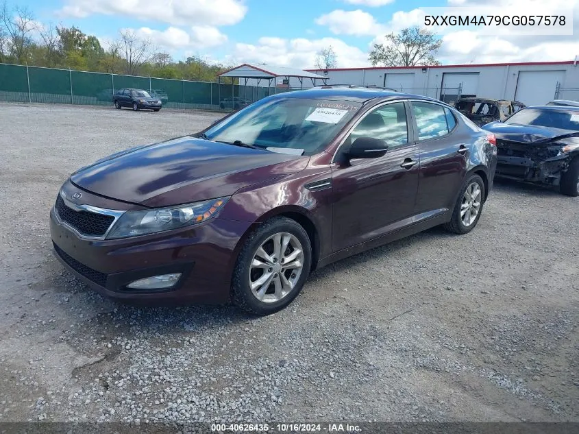 2012 Kia Optima Lx VIN: 5XXGM4A79CG057578 Lot: 40626435