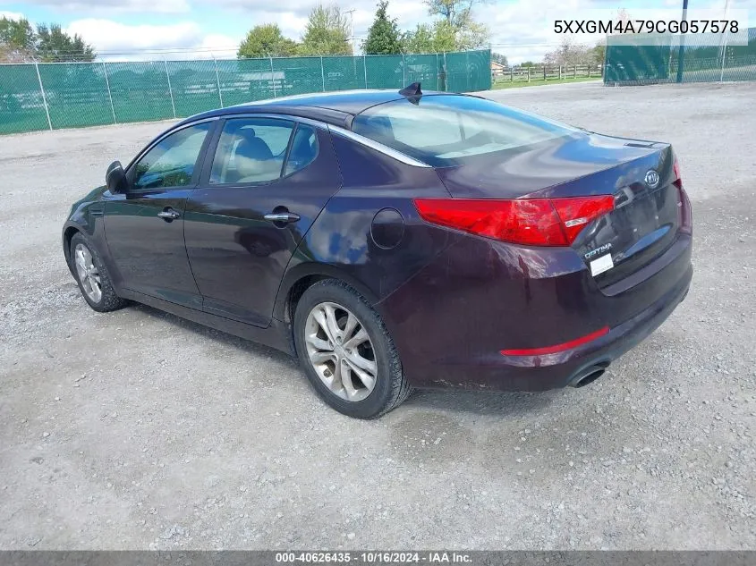 2012 Kia Optima Lx VIN: 5XXGM4A79CG057578 Lot: 40626435