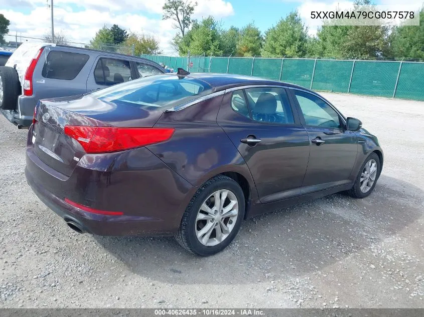 2012 Kia Optima Lx VIN: 5XXGM4A79CG057578 Lot: 40626435