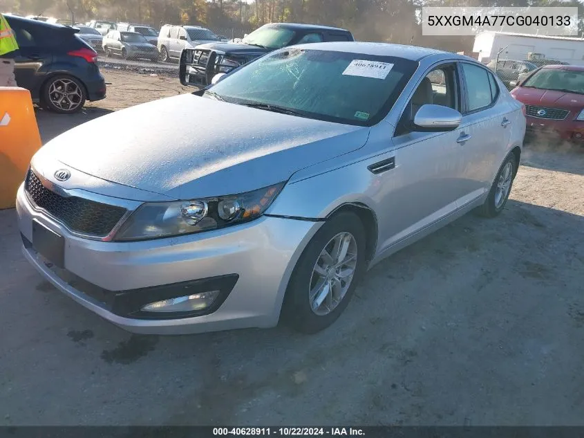 2012 Kia Optima Lx VIN: 5XXGM4A77CG040133 Lot: 40628911