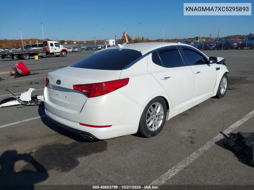 2012 Kia Optima Lx VIN: KNAGM4A7XC5295893 Lot: 40653799