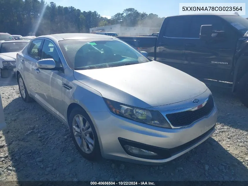 2012 Kia Optima Ex VIN: 5XXGN4A78CG023564 Lot: 40656504